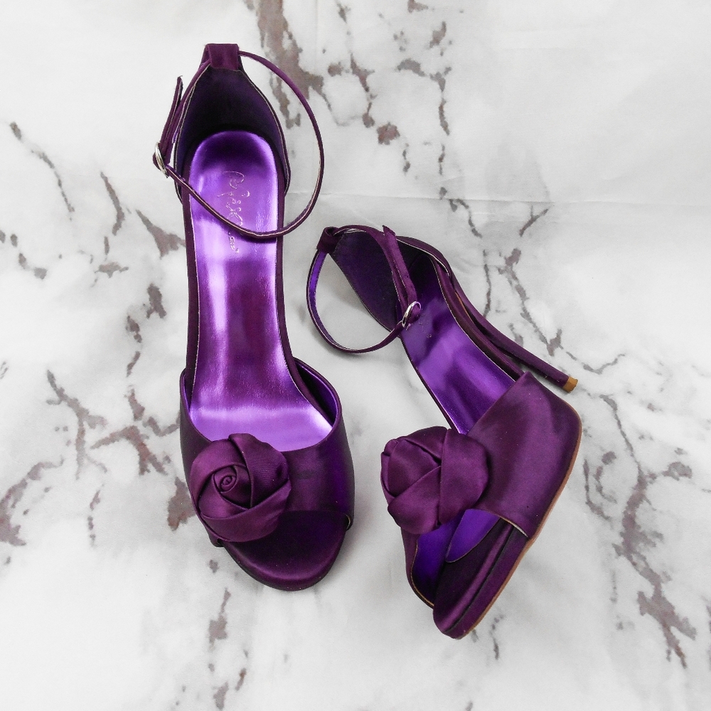 Elegant Purple High Heels